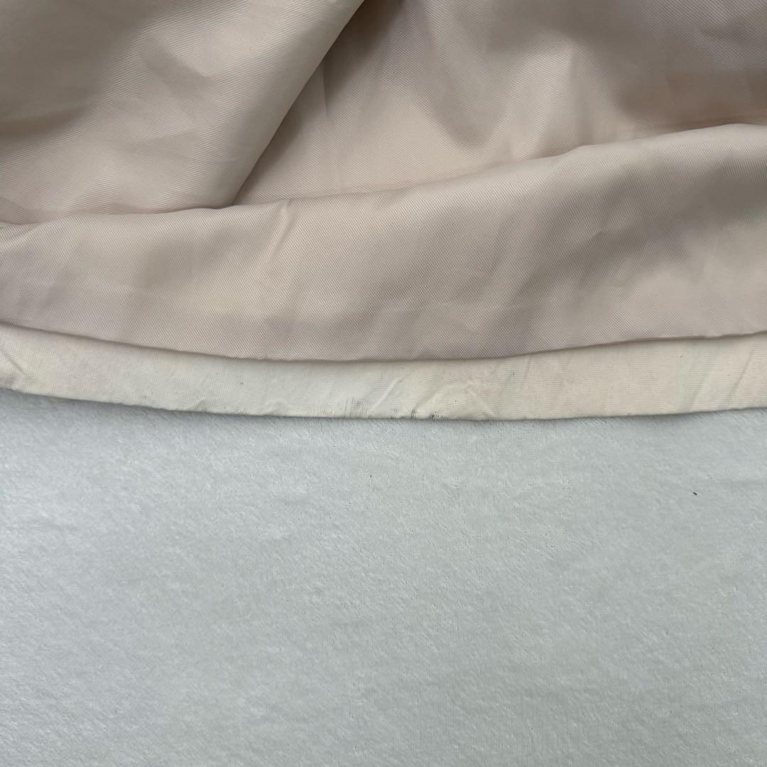 メゾンスペシャル コート ベルスリーブ カットオフ ロング ベルト付き ベージュ