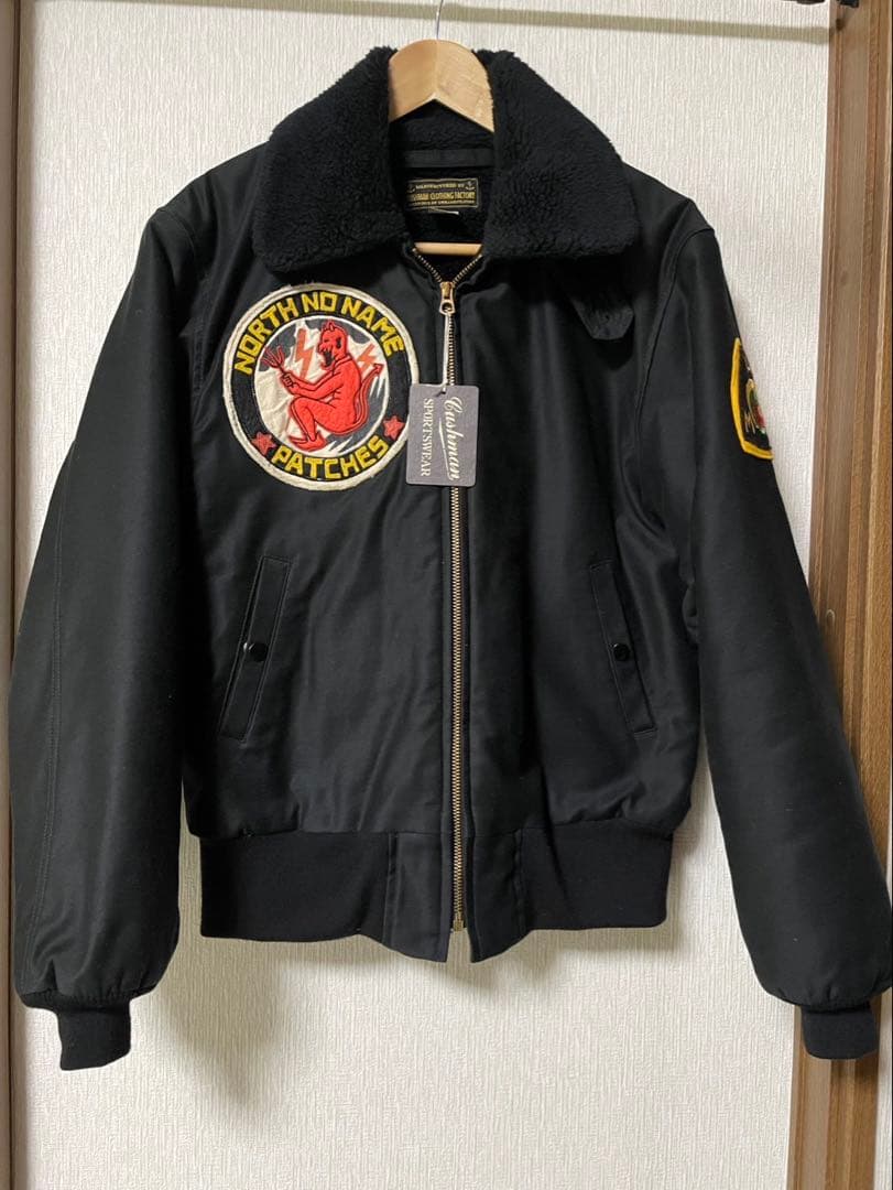 ジャムパン ノースノーネーム限定ワッペン　クッシュマン別注