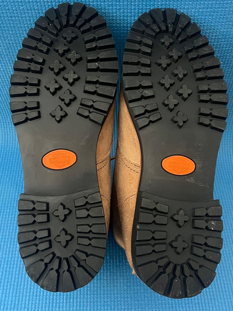 ハーレーダビッドソン ワークブーツ US9.5 ベージュ スエード