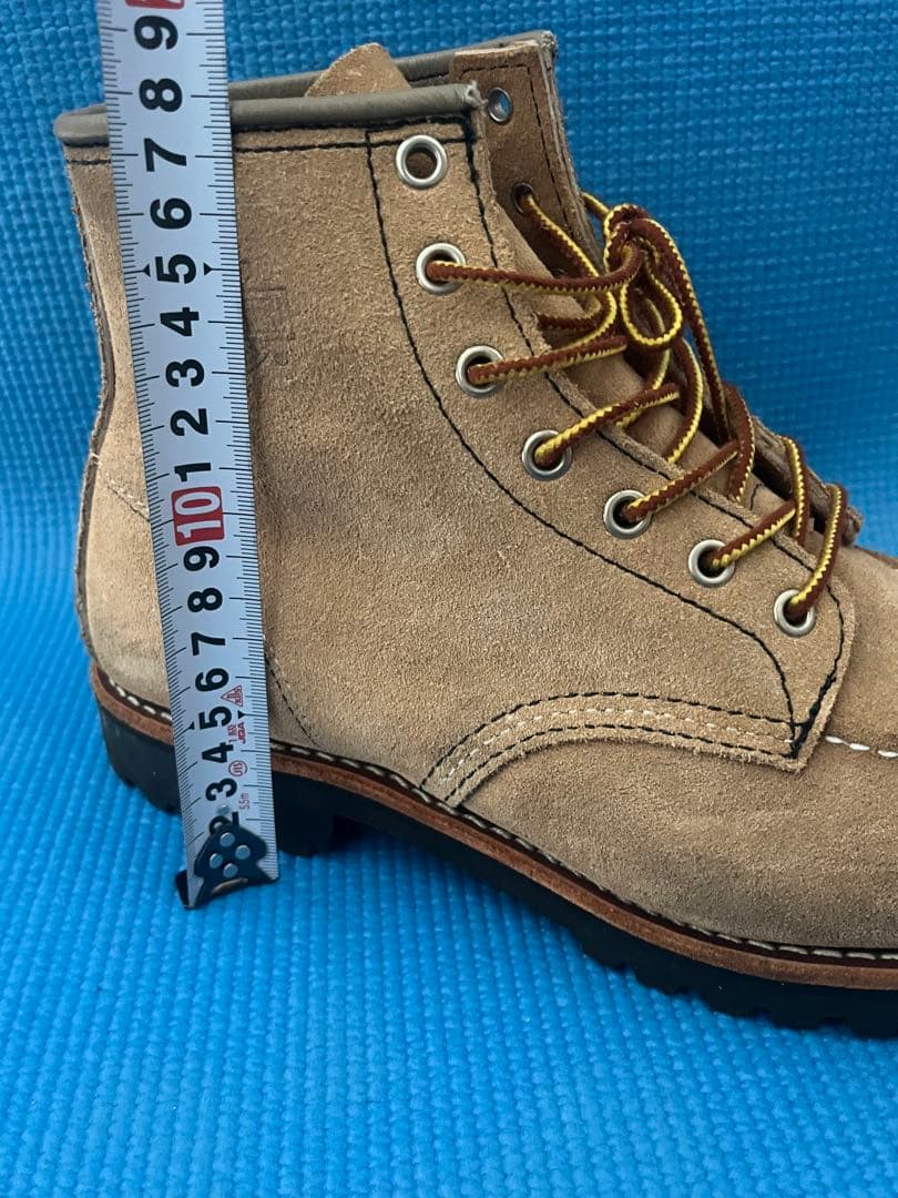 ハーレーダビッドソン ワークブーツ US9.5 ベージュ スエード