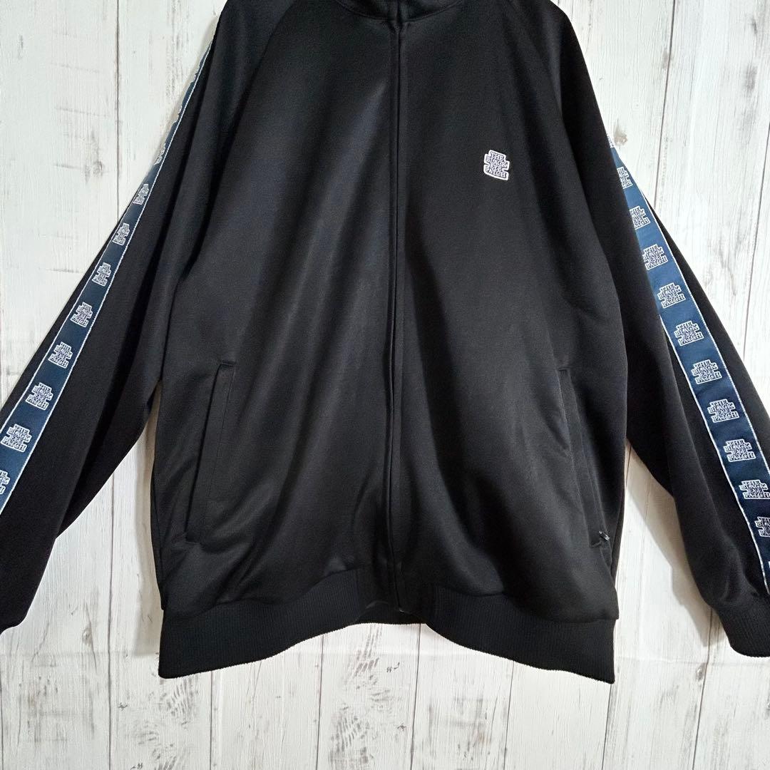 良品☆ブラックアイパッチワンポイントトラックジャケットジャージ