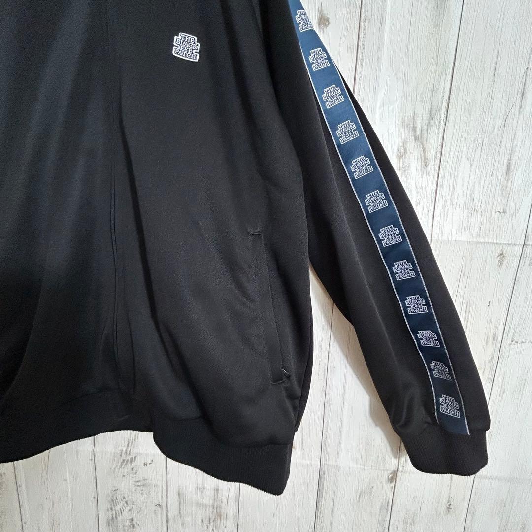 良品☆ブラックアイパッチワンポイントトラックジャケットジャージ