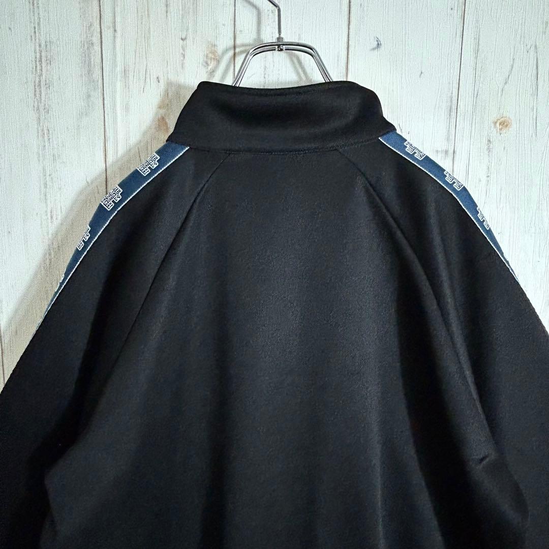 良品☆ブラックアイパッチワンポイントトラックジャケットジャージ