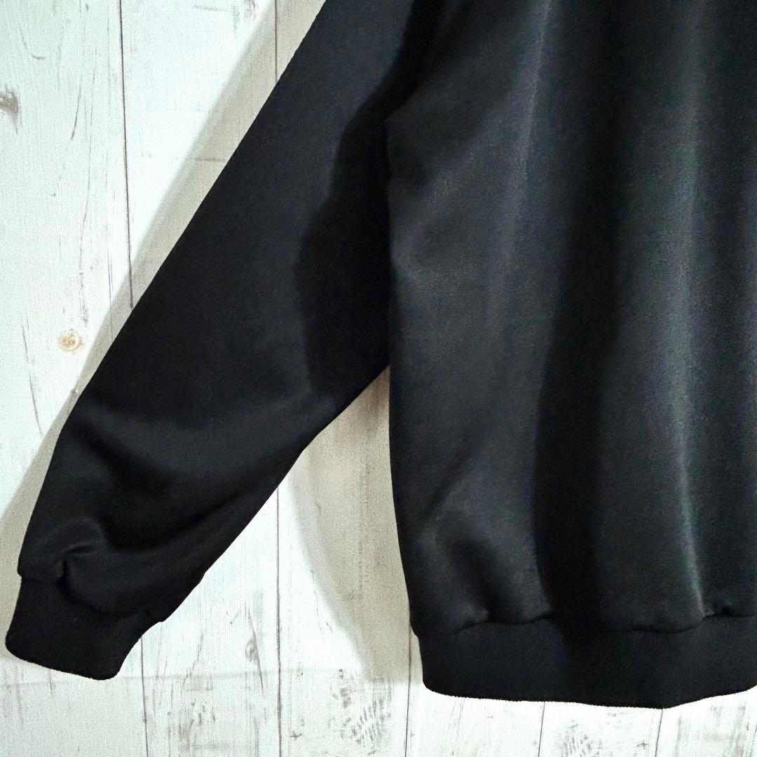良品☆ブラックアイパッチワンポイントトラックジャケットジャージ