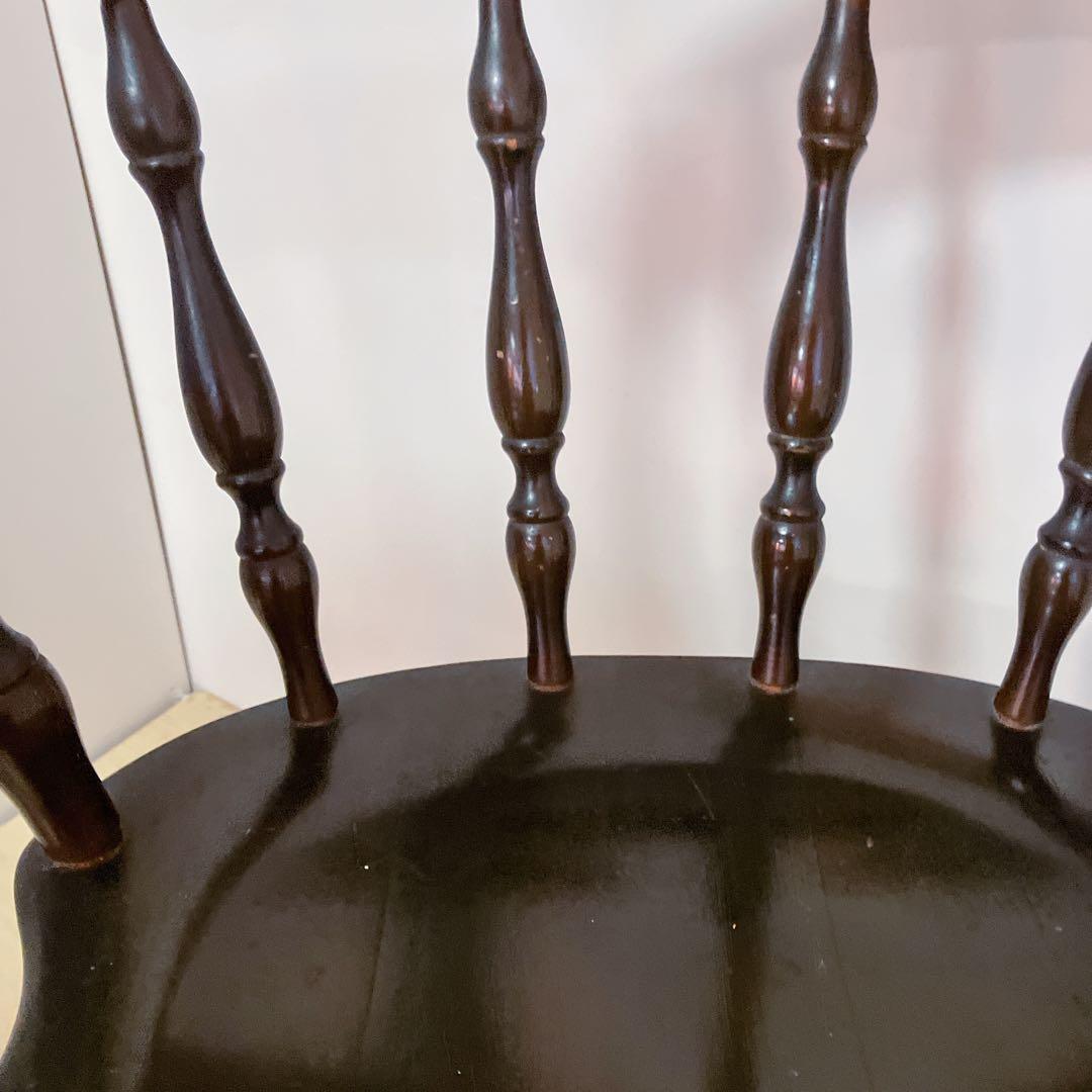 飛騨産業　木製　キャプテンチェア　2脚セット　ダイニングチェア　アームチェア　②