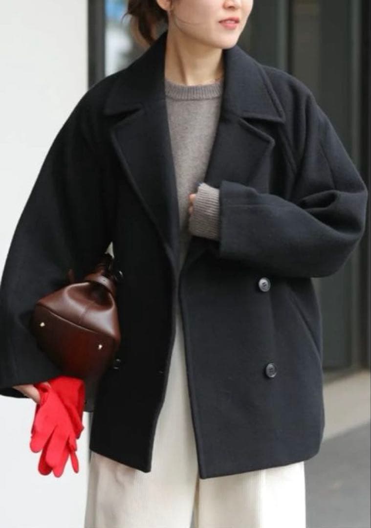 JOURNAL STANDARD relum 尾州ウールショートPコート 36