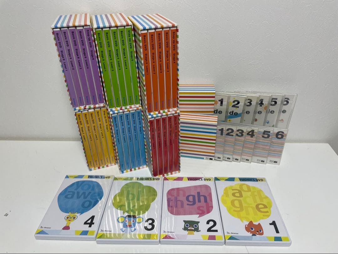 WWKDVD全巻セット＆フォニックス4巻 CD・PCゲームCDROM付き