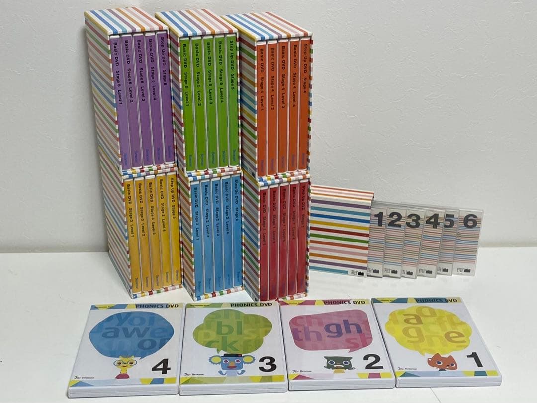 WWKDVD全巻セット＆フォニックス4巻 CD・PCゲームCDROM付き