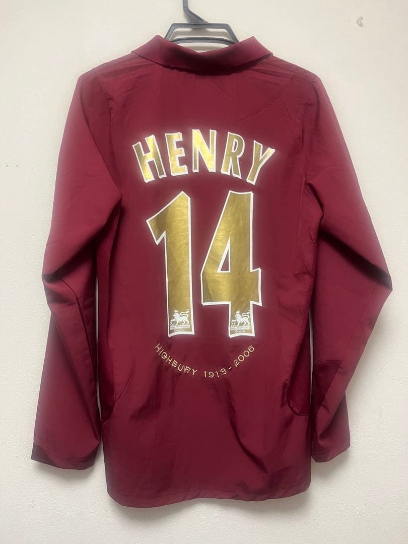 あ*お様 アーセナル Nike 赤 長袖 シャツ　ユニフォーム　アンリ