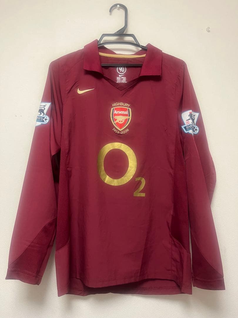 あ*お様 アーセナル Nike 赤 長袖 シャツ　ユニフォーム　アンリ