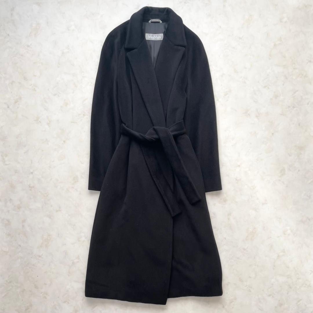 MAX MARA ガウンコート　マニュエラ　ベルテッドコート　42 XL