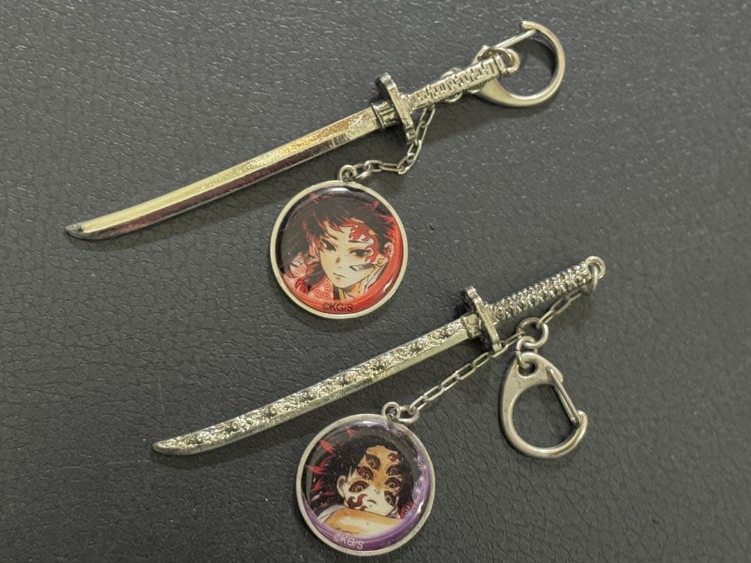 鬼滅の刃 継国縁壱 黒死牟 日輪刀キーホルダー コレクションチャーム ビッグ2弾