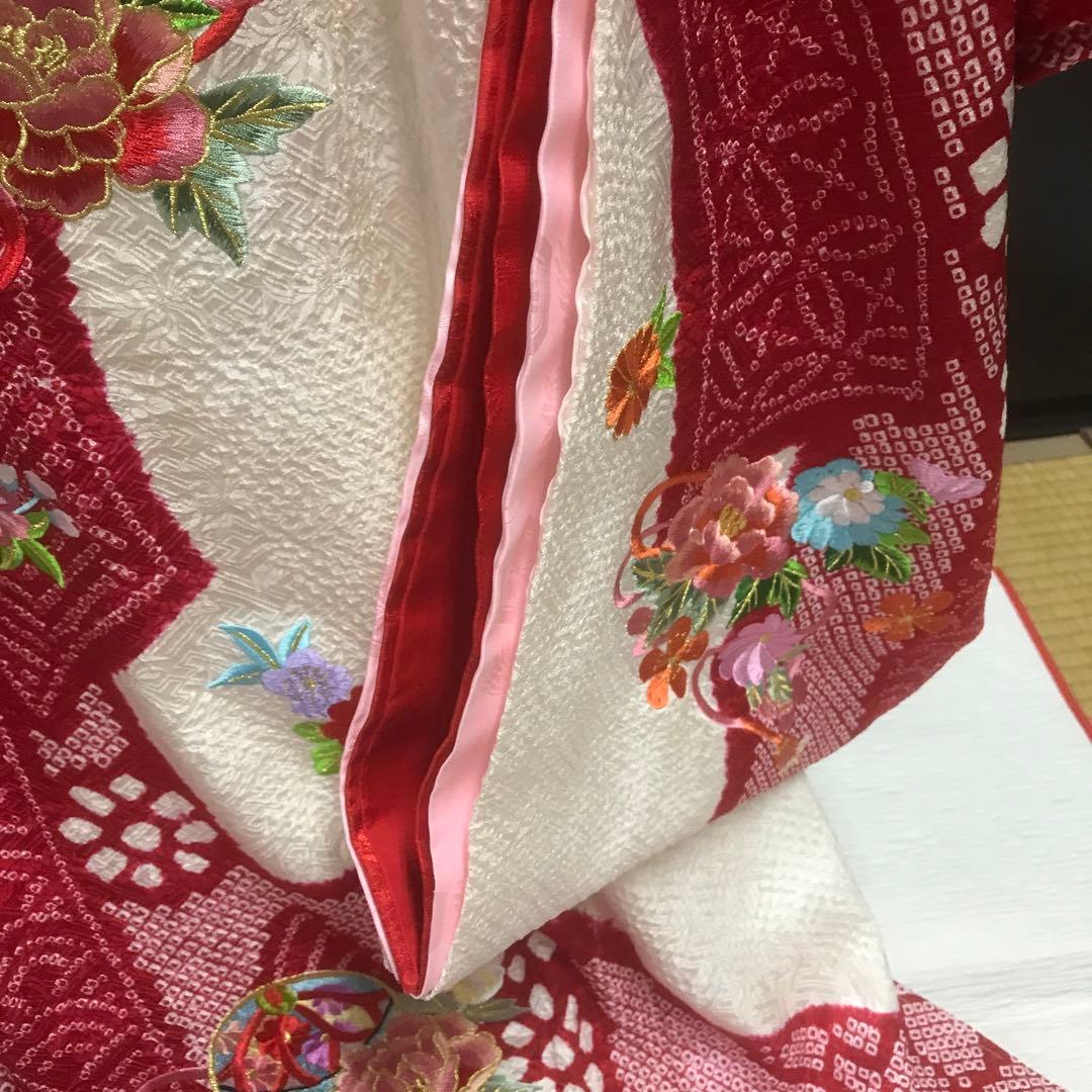 女児総絞り掛け着