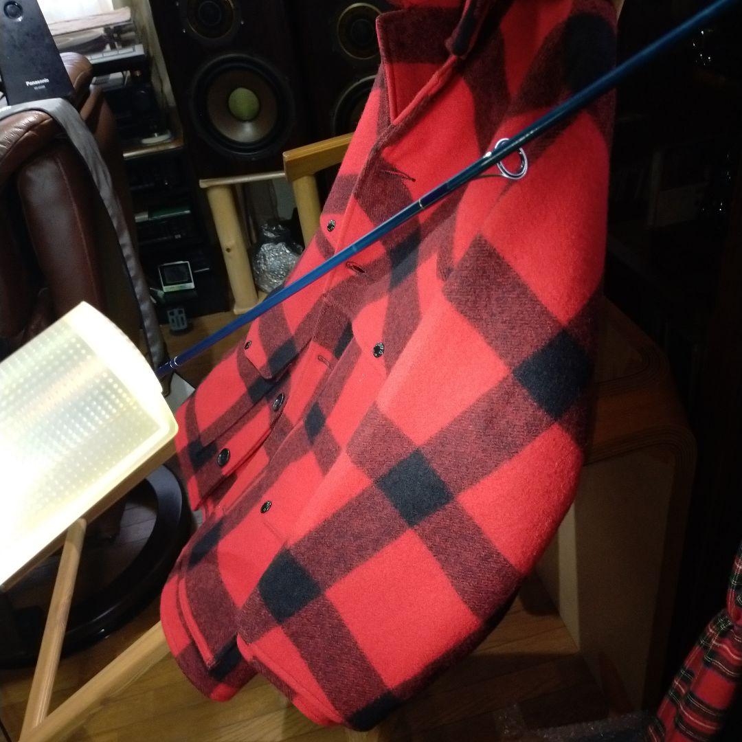 フィルソン　ガーメント　バージンウール１００％コートチェックジャケット