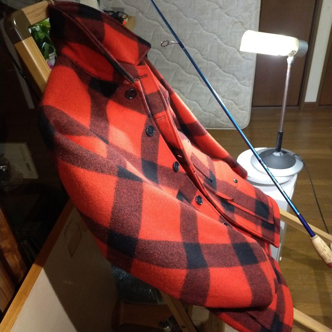 フィルソン　ガーメント　バージンウール１００％コートチェックジャケット