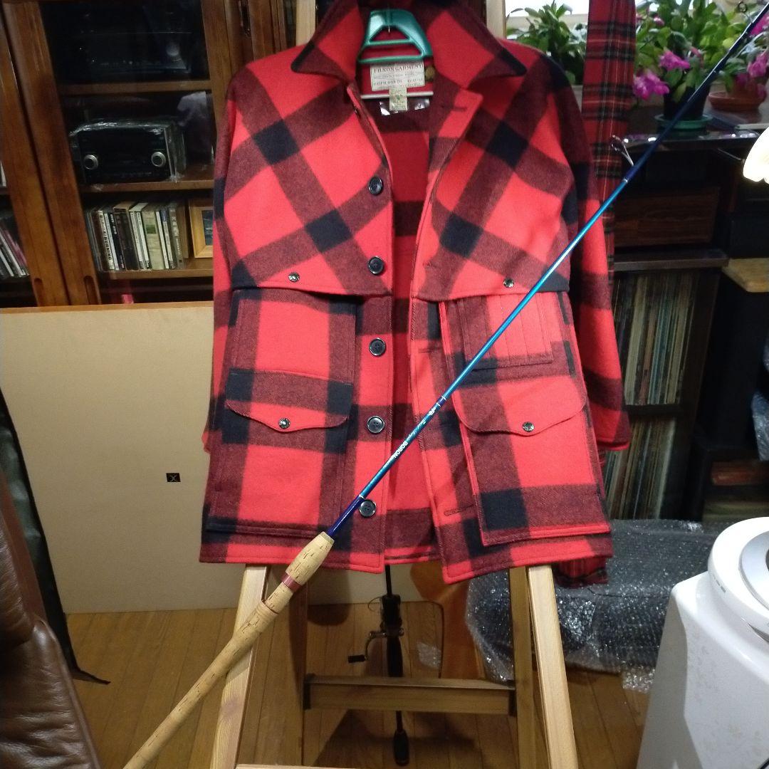 フィルソン　ガーメント　バージンウール１００％コートチェックジャケット