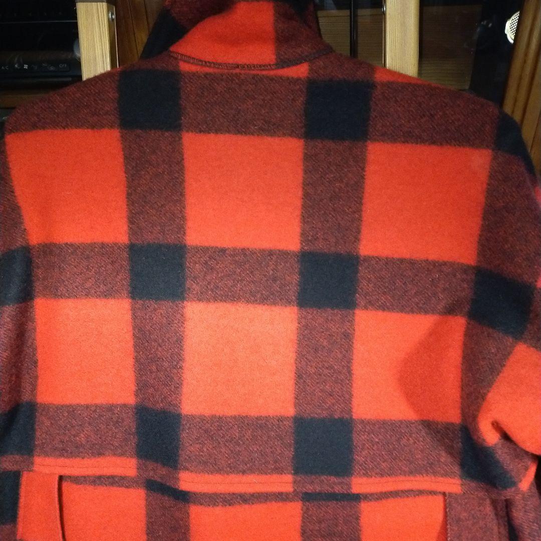 フィルソン　ガーメント　バージンウール１００％コートチェックジャケット