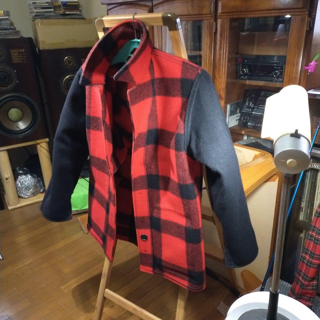 フィルソン　ガーメント　バージンウール１００％コートチェックジャケット