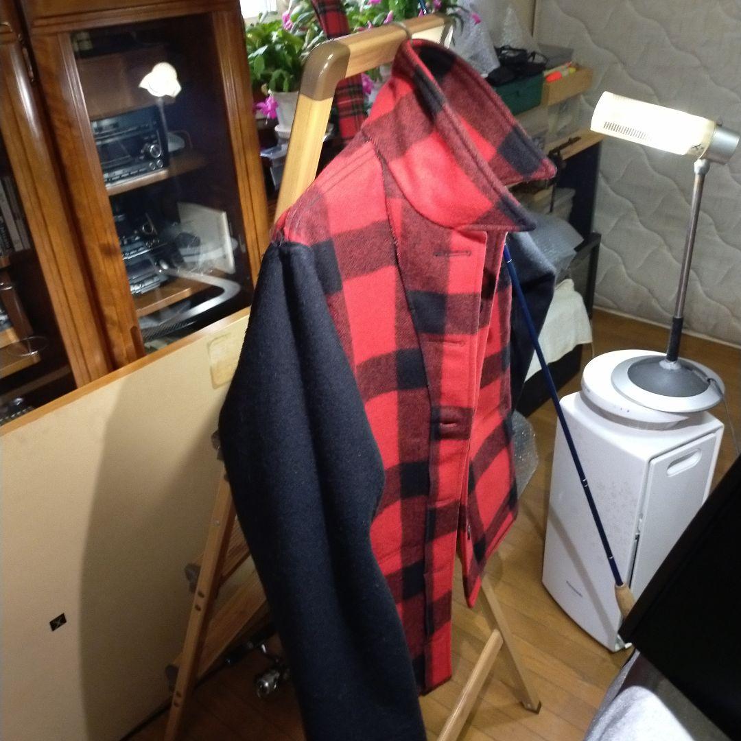 フィルソン　ガーメント　バージンウール１００％コートチェックジャケット