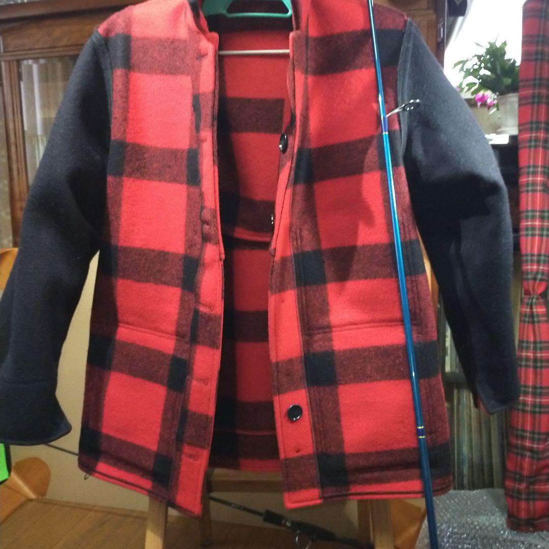 フィルソン　ガーメント　バージンウール１００％コートチェックジャケット