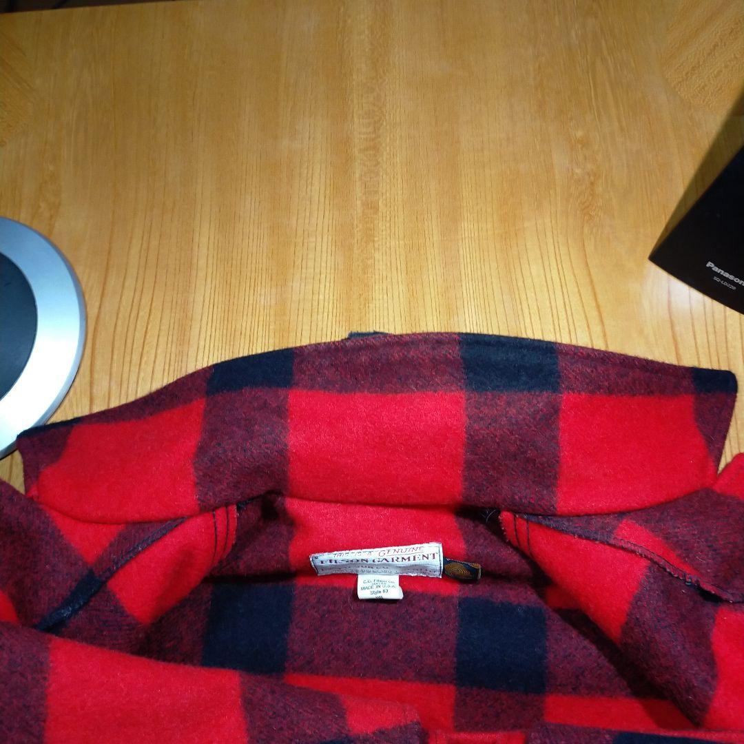 フィルソン　ガーメント　バージンウール１００％コートチェックジャケット