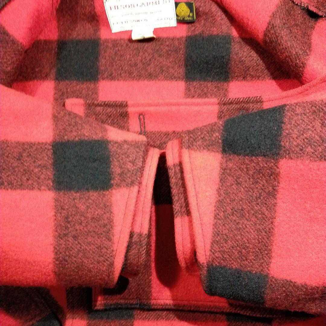 フィルソン　ガーメント　バージンウール１００％コートチェックジャケット