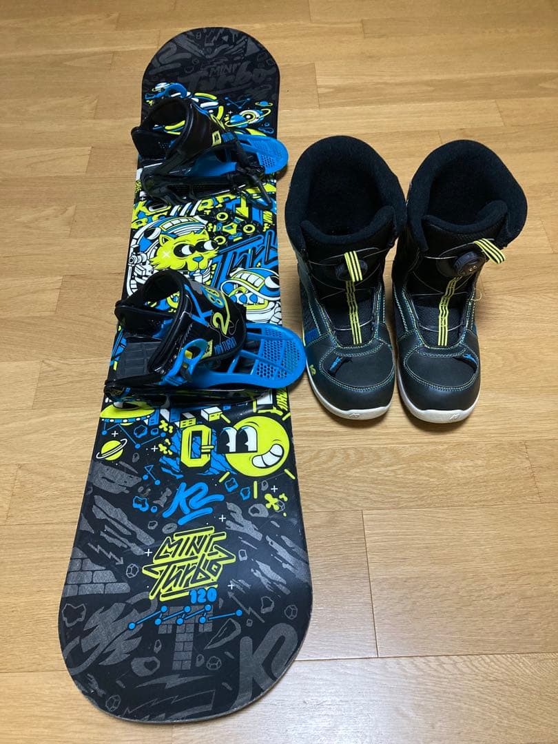 K2 MINI Turbo 120cmボード ブーツ23cm バインディング