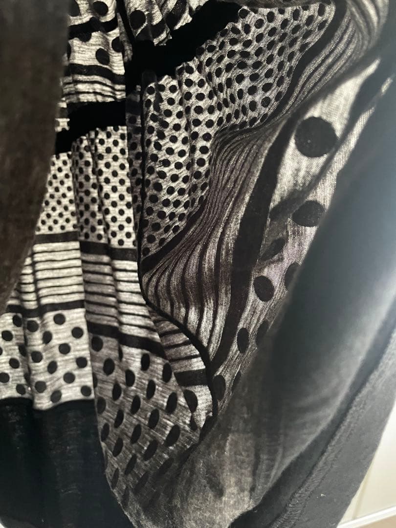 トクコプルミエヴォル/ドット柄Aラインチュニック