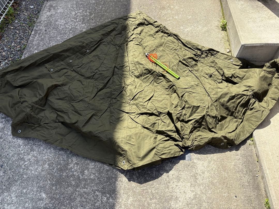 ポーランド軍幕　ポンチョテントサイズ２ 170-180