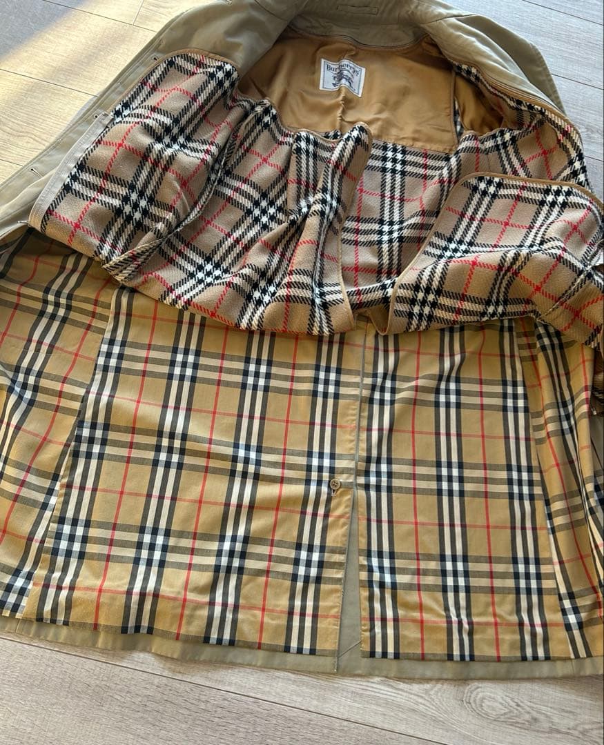 Burberry's バーバリー ステンカラーコート ノバチェック ライナー付き