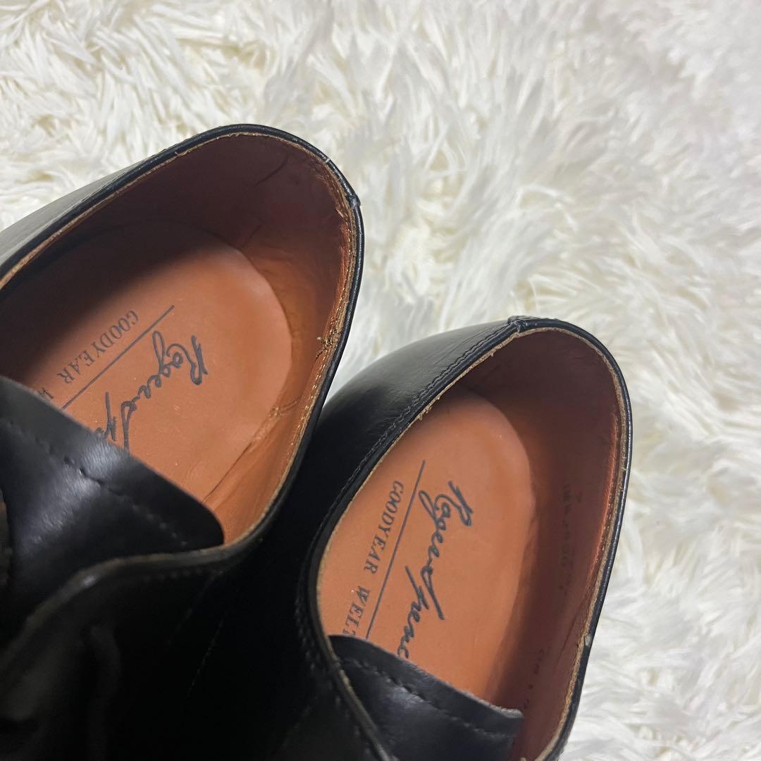 【極美品】ロジャースペンサーダイナイトソール 外羽根プレーントゥ26cm