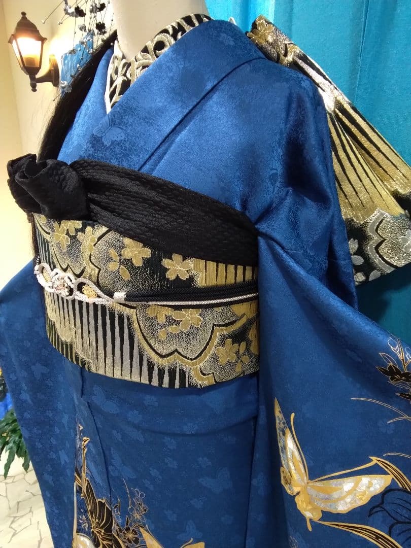 振袖フルセット、正絹振袖成人式、落款、半襟、重ね衿、帯揚げ帯締め、西陣袋帯、襦袢