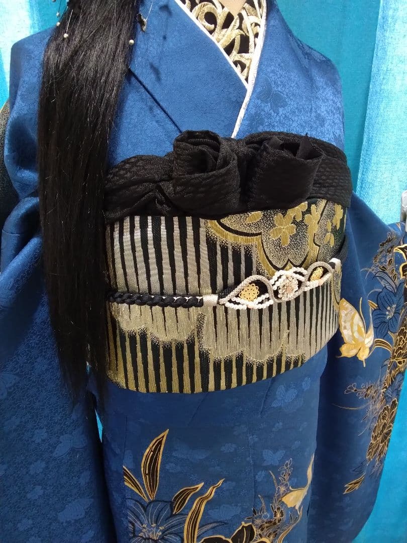 振袖フルセット、正絹振袖成人式、落款、半襟、重ね衿、帯揚げ帯締め、西陣袋帯、襦袢