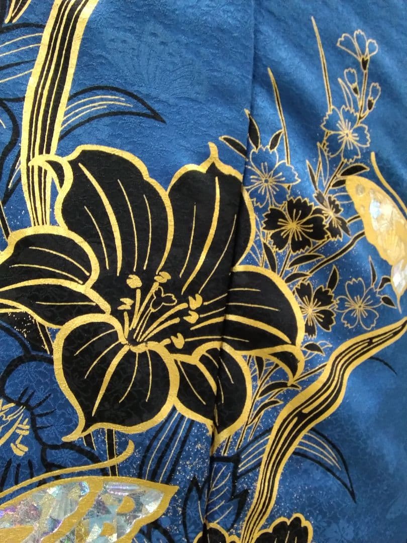 振袖フルセット、正絹振袖成人式、落款、半襟、重ね衿、帯揚げ帯締め、西陣袋帯、襦袢