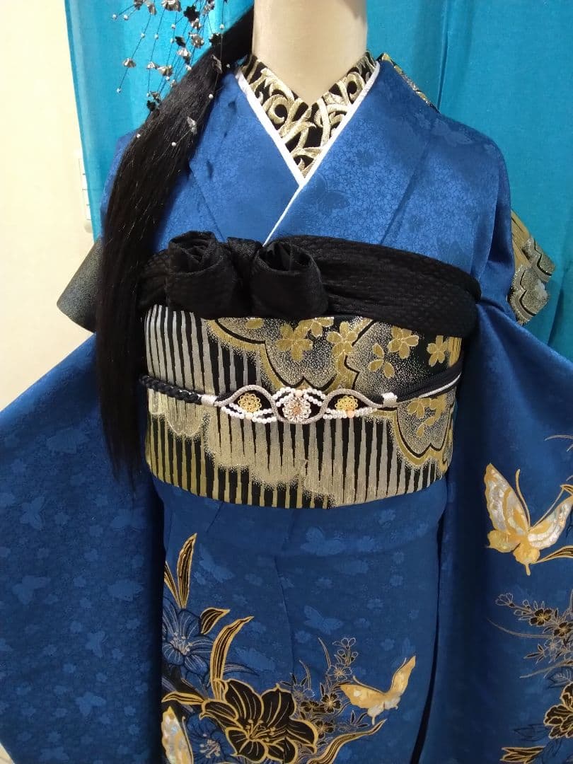 振袖フルセット、正絹振袖成人式、落款、半襟、重ね衿、帯揚げ帯締め、西陣袋帯、襦袢