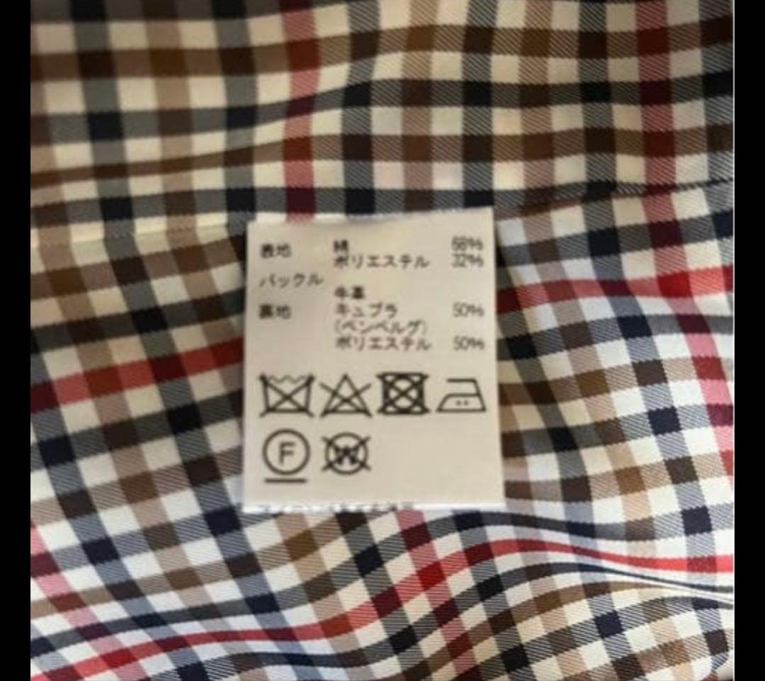 アクアスキュータム トレンチコート ロング サイズ8 ベージュ