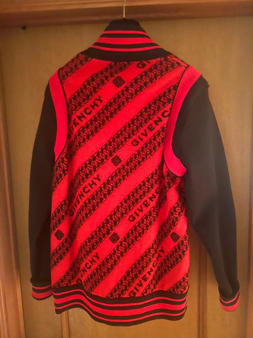 GIVENCHY ストライプジャケット M 赤黒