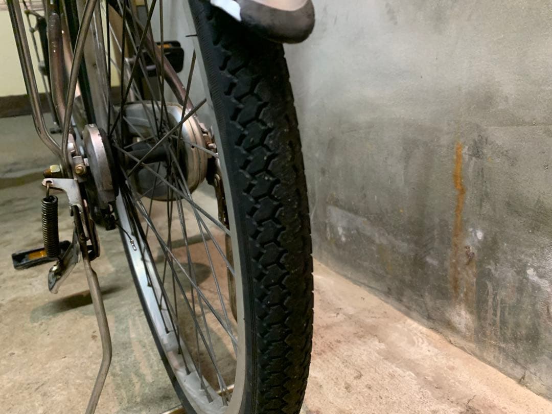 【マルイシ】シティサイクル ダークブラウン 24インチ