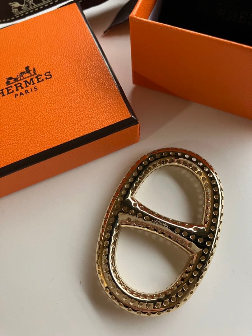 スカーフリング シェーヌダンクル HERMES エルメス