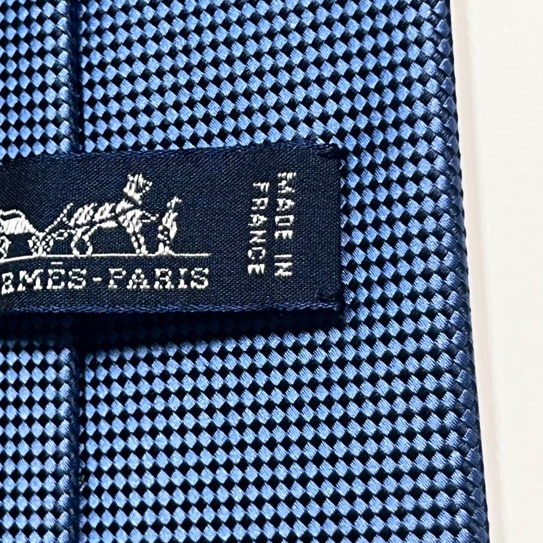 名作✨良品✨HERMES エルメス　ネクタイ サントノーレ　市松柄