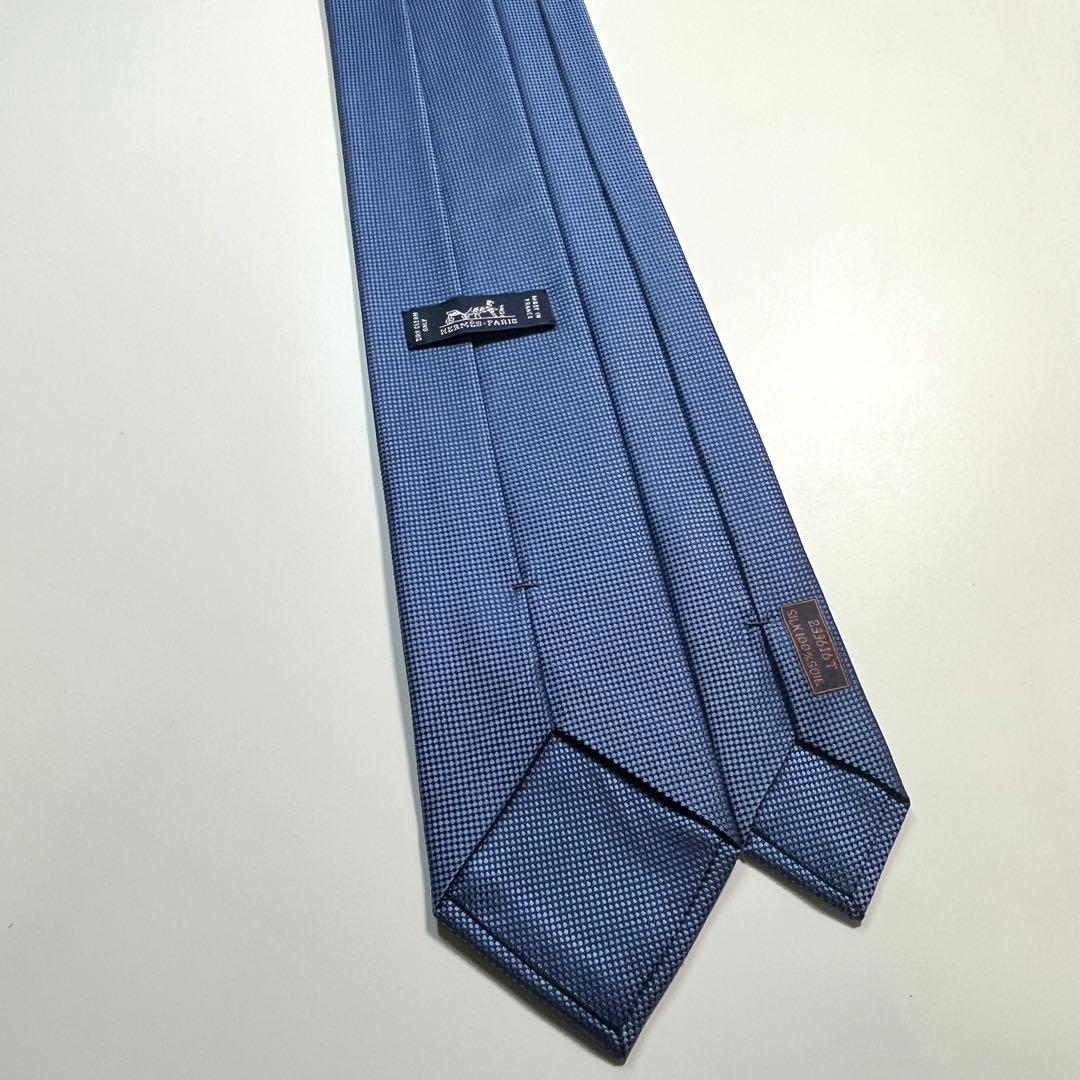 名作✨良品✨HERMES エルメス　ネクタイ サントノーレ　市松柄