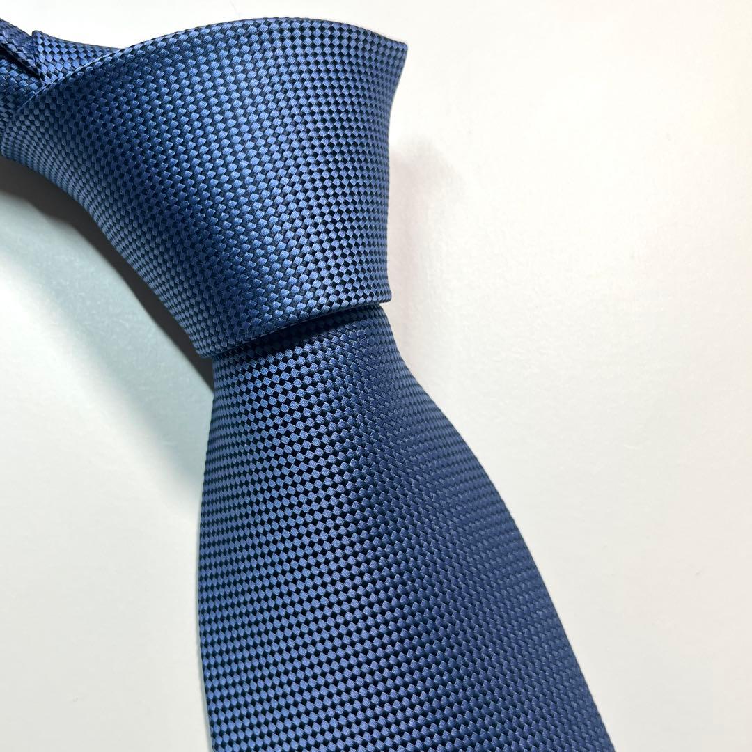 名作✨良品✨HERMES エルメス　ネクタイ サントノーレ　市松柄