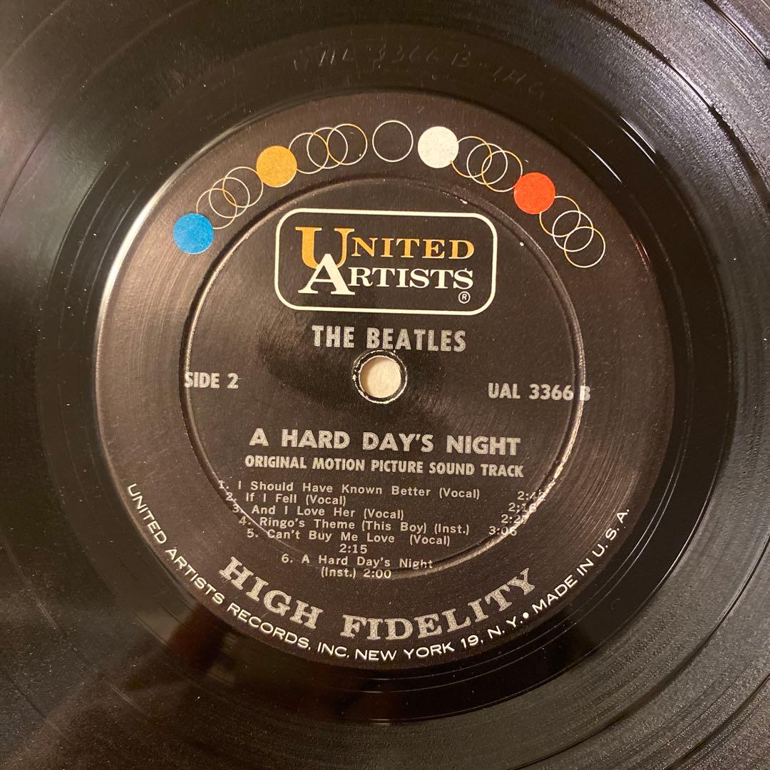 ビートルズ　A HARD DAY'S NIGHT UA オリジナルMONO盤