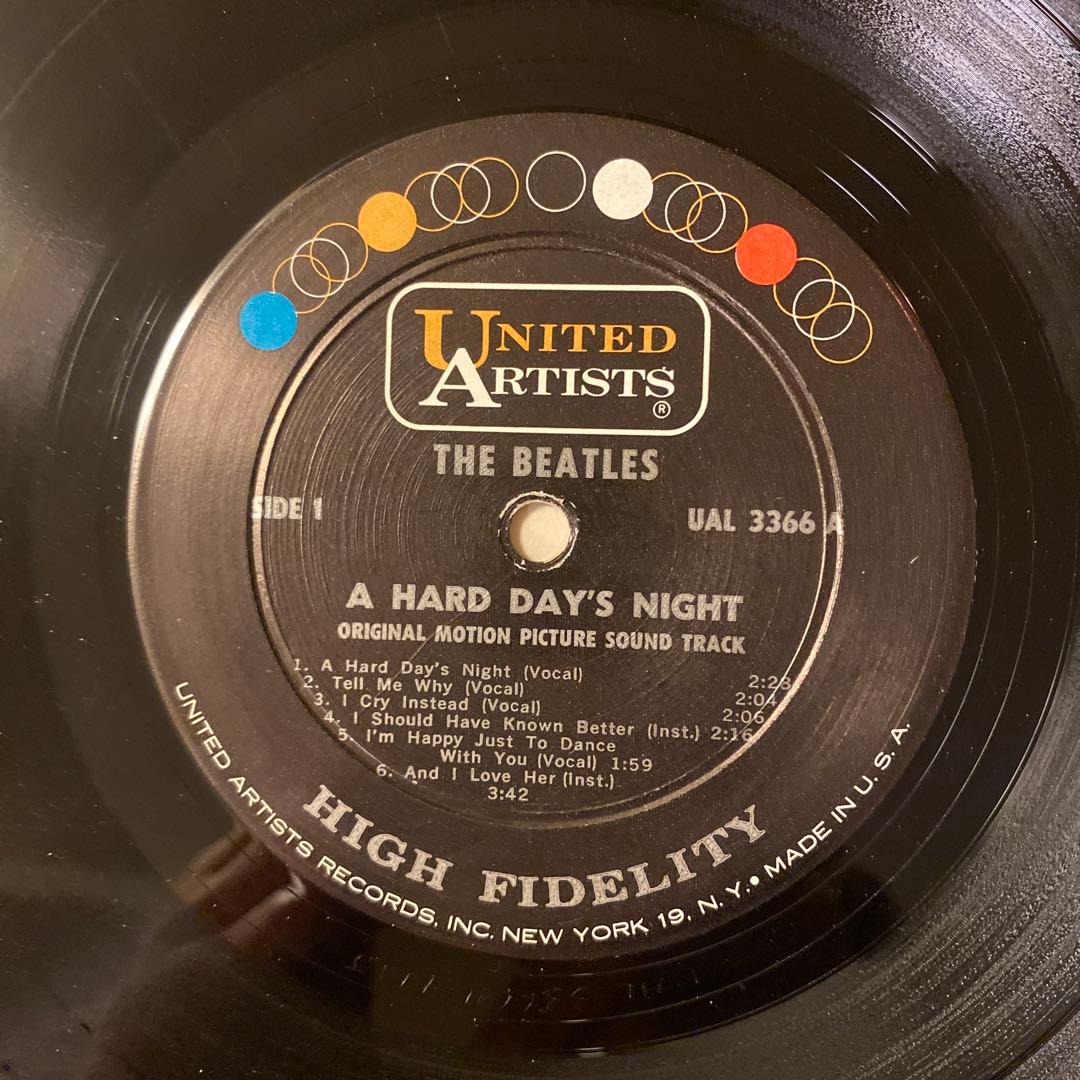 ビートルズ　A HARD DAY'S NIGHT UA オリジナルMONO盤