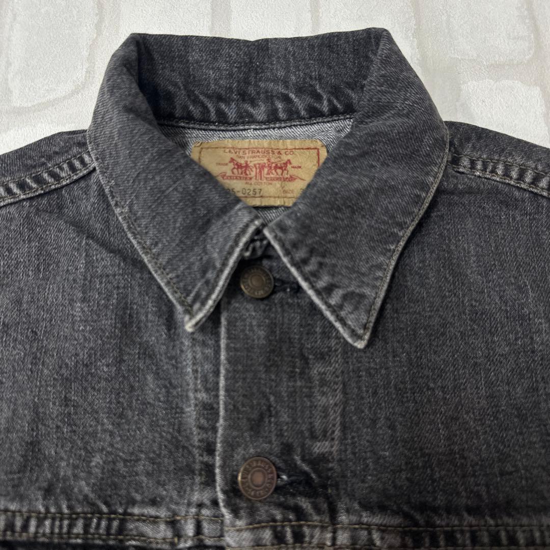 値下げ リーバイス Levi’s 70505 3rd 先染め ブラック Gジャン