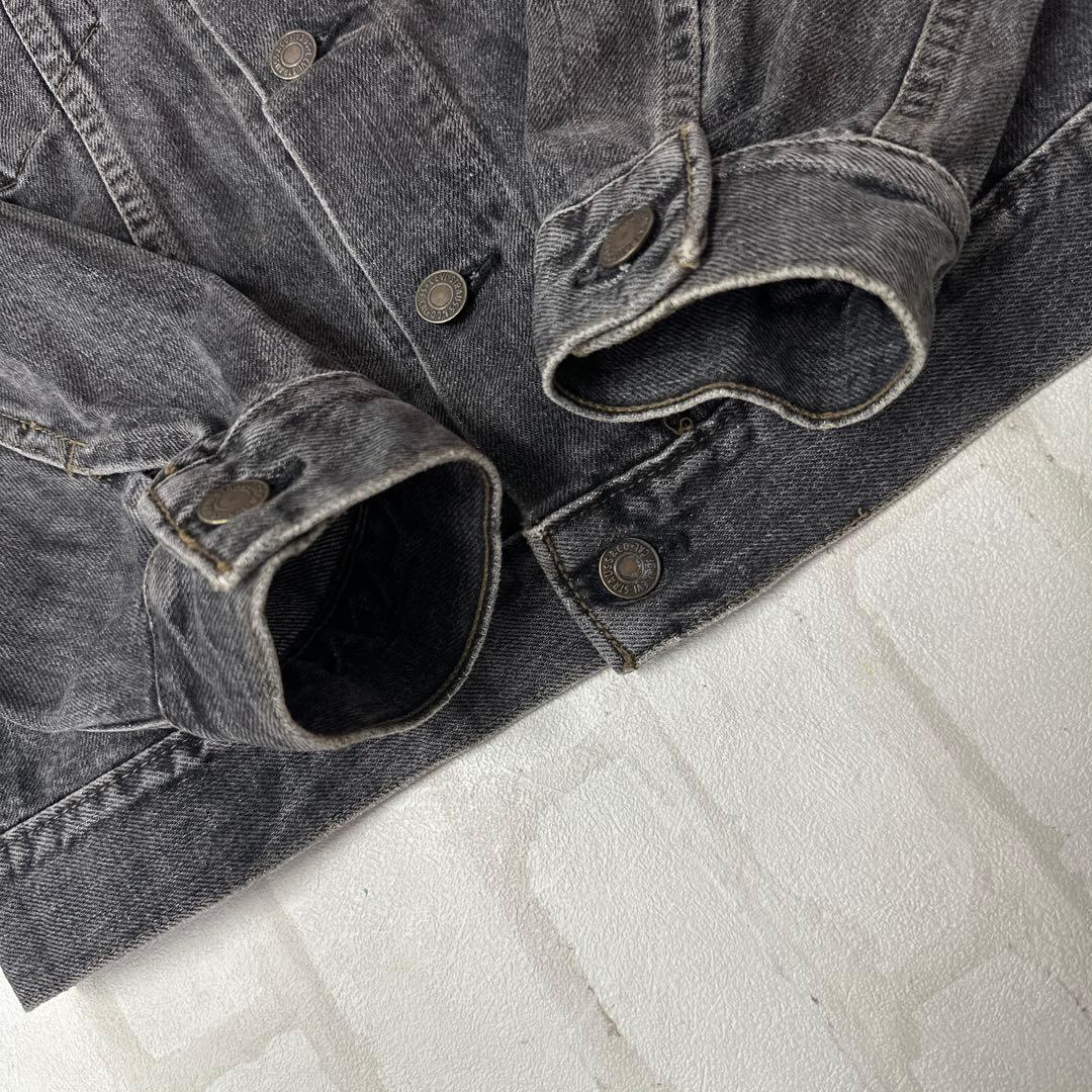 値下げ リーバイス Levi’s 70505 3rd 先染め ブラック Gジャン