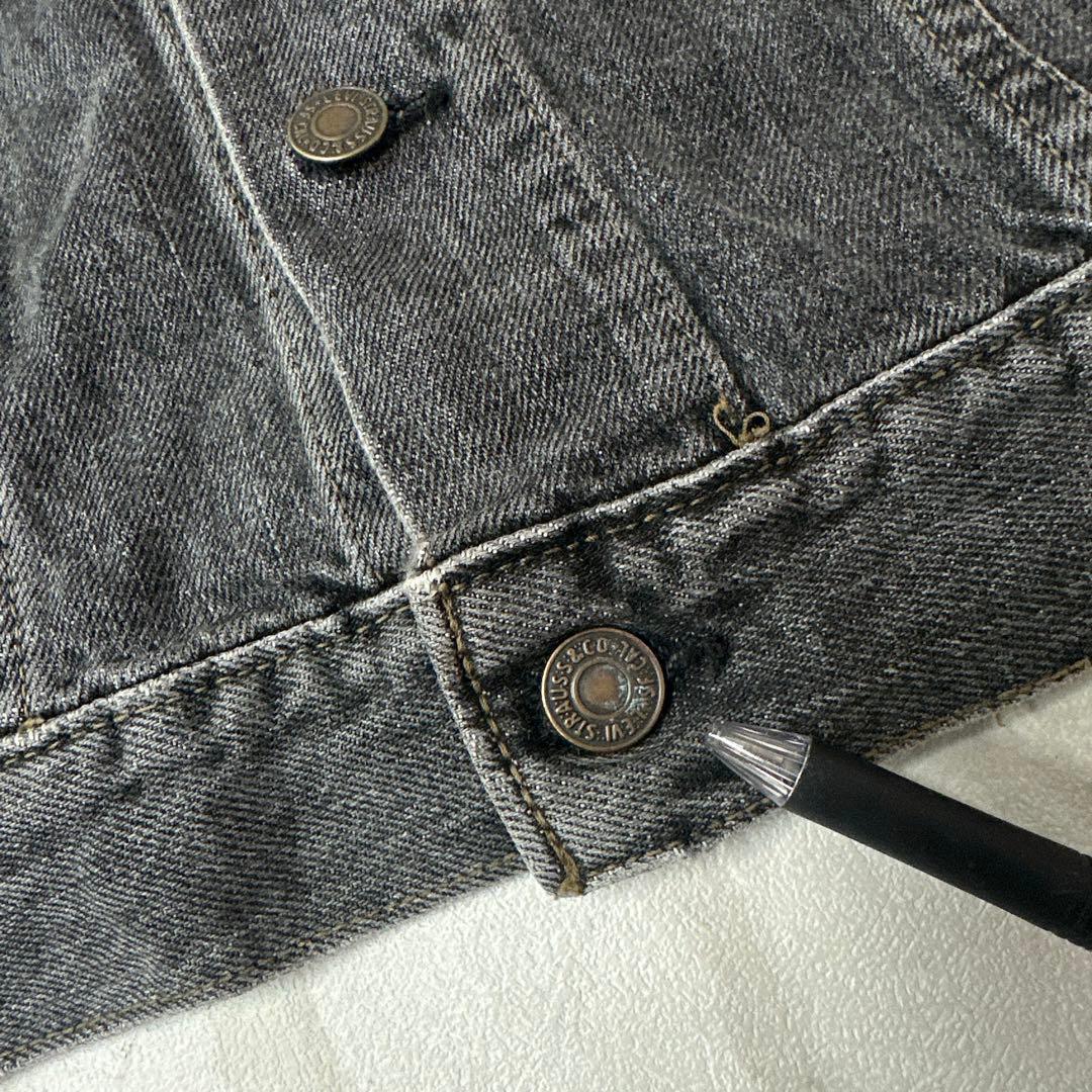 値下げ リーバイス Levi’s 70505 3rd 先染め ブラック Gジャン