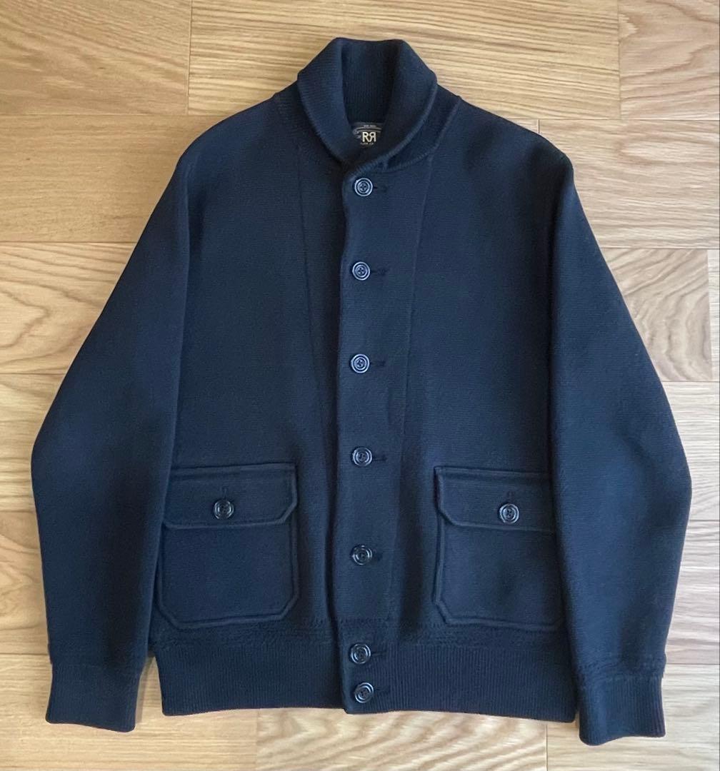 RRL ショールカラー ニット カーディガン コットン