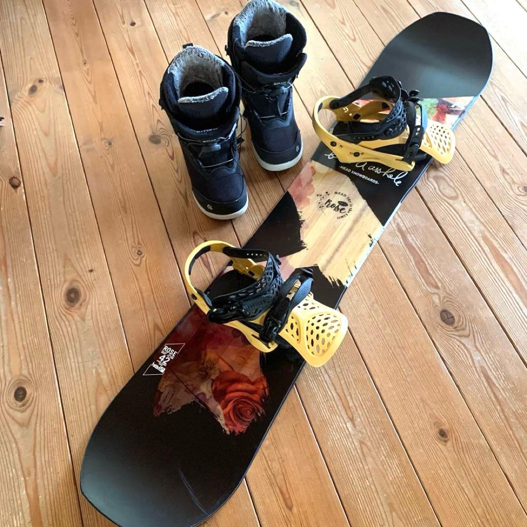 HEAD ROSE 42 スノーボード　4点セット