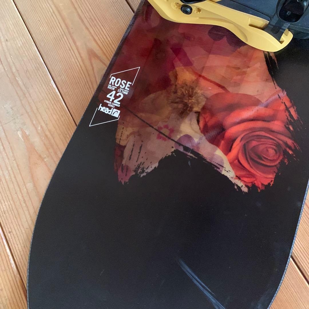 HEAD ROSE 42 スノーボード　4点セット
